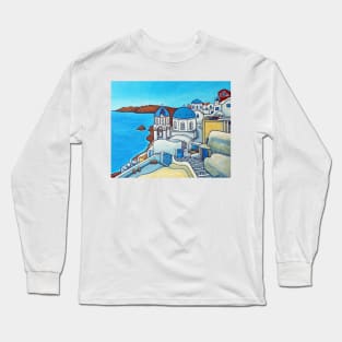Colours of Santorini Long Sleeve T-Shirt